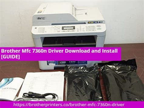 Remove the brother printer from the carton and set it on a flat surface. Brother Mfc 7360N Printer Installation Software / Brother ...