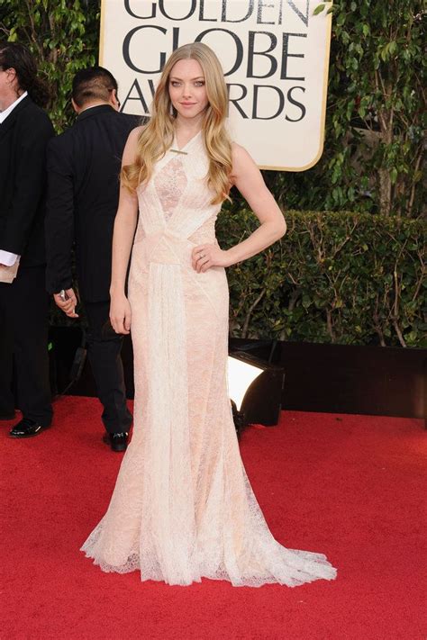 Amanda Seyfried Celebrity Dresses Golden Globes Fashion Nice Dresses