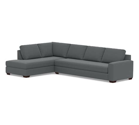 Big Sur Square Arm Upholstered Right Grand Sofa Return Bumper Sectional