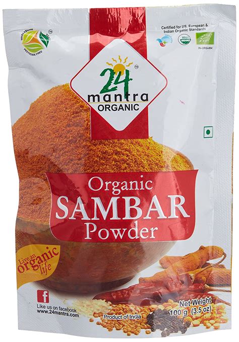 Buy 24 Mantra Organic Sambar Powder 35 Oz Fresh Farms Quicklly