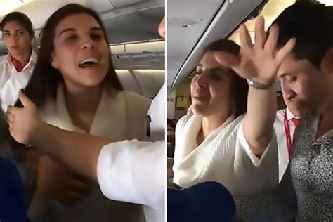 Drunk Woman Filmed Having A Furious Argument With Passengers And Cabin