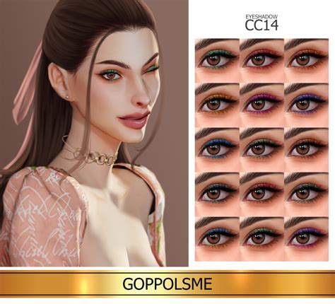 Sims 4 Cc Finds Goppolsme Gpme Gold Eyeshadow Cc 01 Download At Vrogue