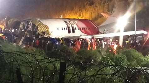 Air India Express Plane Crashes In Kerala After Skidding
