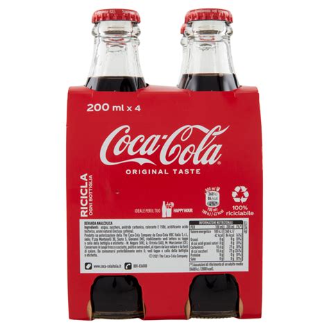 Coca Cola Original Taste Vetro X Ml Carrefour