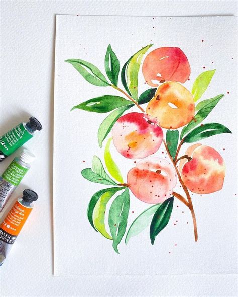 Easy Watercolor Fruit Painting Ideas Beautiful Dawn Designs