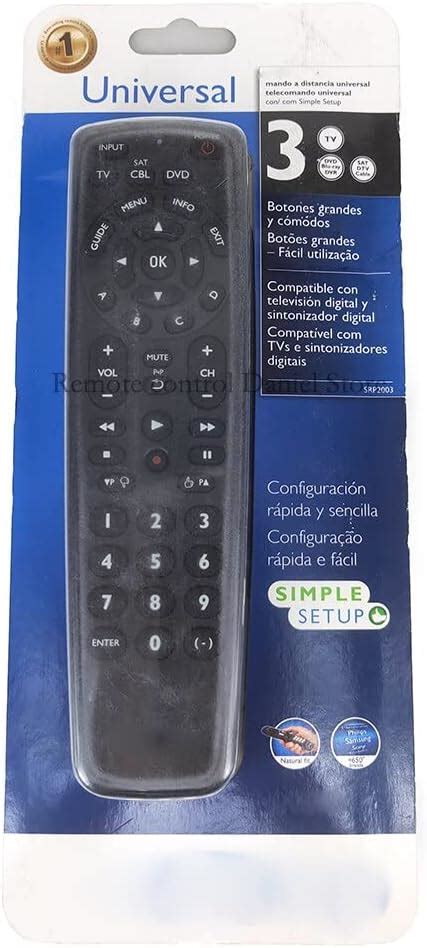 For Philips Srp200355 Universal 3 Remote Control For Tv