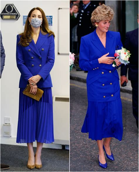 Kate Middleton Wore Almost An Exact Replica Of Princess Dianas All