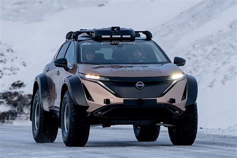 nissan ariya successfully drives to the north and south pole