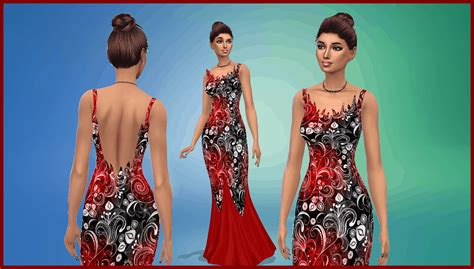 Evening Dress Mod Sims 4 Mod Mod For Sims 4