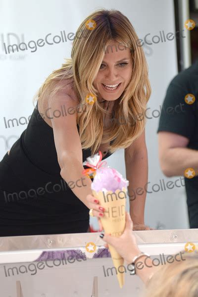 Photos And Pictures June 23 2016 New York City Heidi Klum Gives Out Ice Cream Cone Shaped