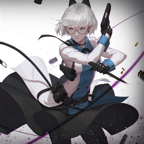 2048x2048 Assassin Anime Girl Ipad Air Wallpaper Hd Anime