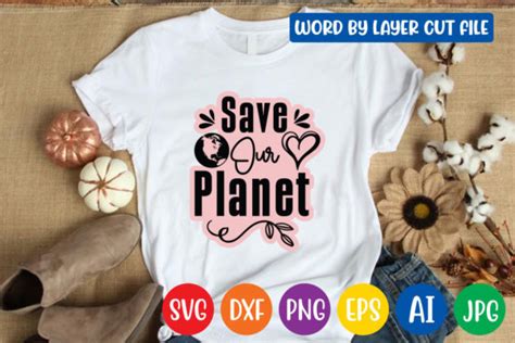 Save Our Planet Svg Design Graphic By Craftzone · Creative Fabrica