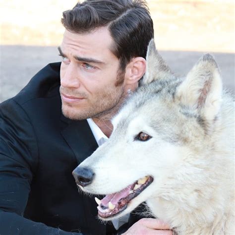Here He Is Gazing Off Into The Distance Alongside A Wolf The Hot