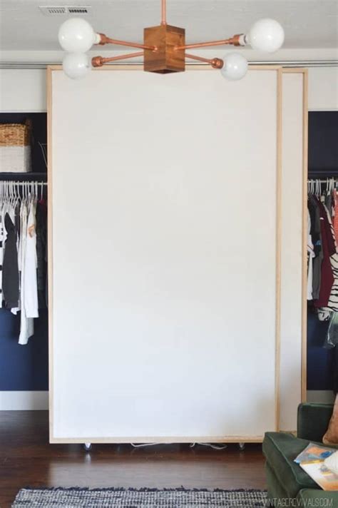 They are the perfect solution for built in wardrobe. Make Your Own Bypass Barn Door
