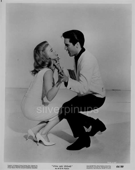 Orig 1964 Elvis Presley Ann Margret Swinging Dance Duo “viva Las Vegas” Silverpinups