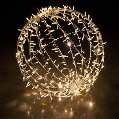 20 Led Mega Sphere Lighted Display Hanging Christmas Lights Diy