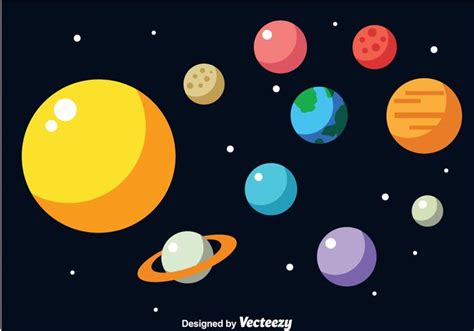 Solar System Vector Download Free Vector Art Stock Graphics And Images