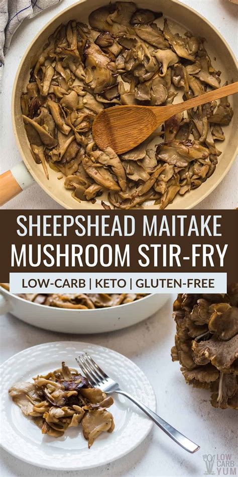 Sheepshead Maitake Mushrooms Recipe Low Carb Yum