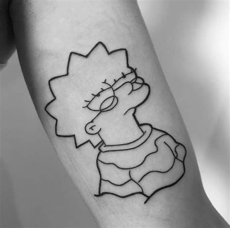 Lisa From The Simpsons Tattoo Tatuagem Dos Simpsons Tatuagens