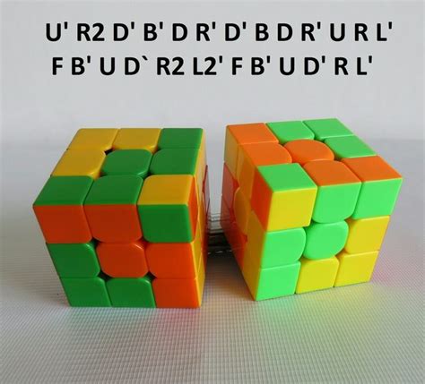 Patron Cubo Rubik 3x3 Figura N 6 Con Imágenes Hacer Cubo Rubik