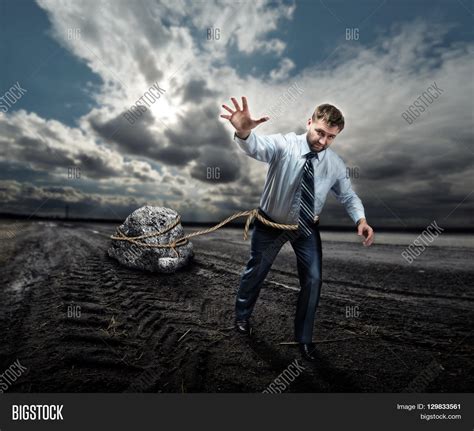 Businessman His Burden Image And Photo Free Trial Bigstock