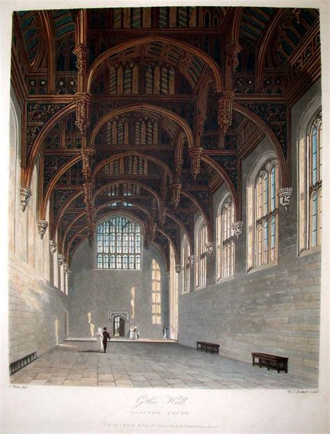 Windsor Castle St Georges Gothic Hall Gothic Castle Gothic Elements