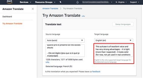 How To Translate Text Between Languages In The Cloud With Amazon