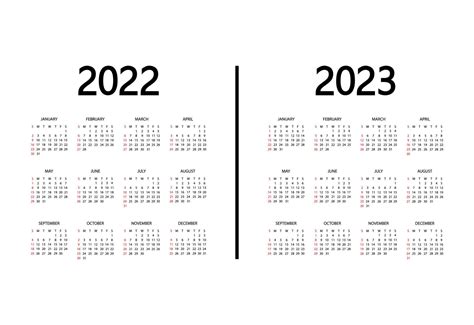 Calendario 2022 Para Imprimir Blanco Y Negro Zona De Información