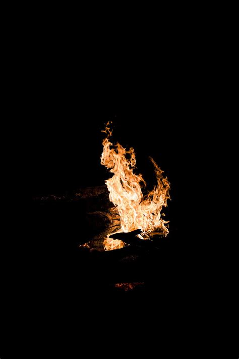 Yangın Şenlik Ateşi Gece Karanlık Alev Hd Telefon Duvar Kağıdı Pxfuel