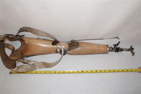 Vintage Hosmer Dorrance Functioning Medical Full Prosthetic Arm And Hook