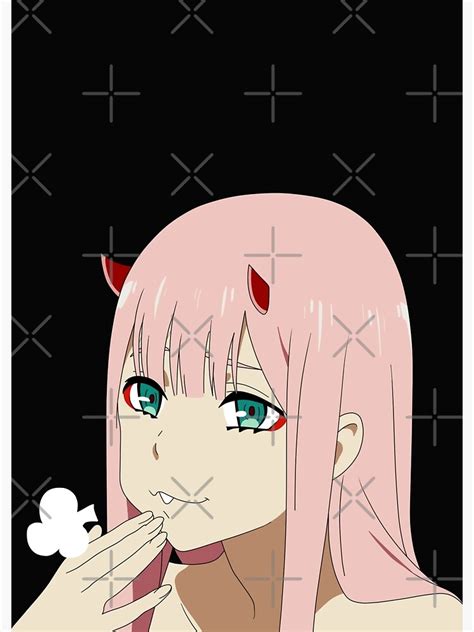 Zero Two Poster For Sale By Neelam789 Redbubble