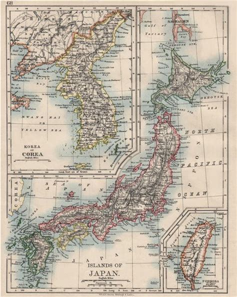 Check spelling or type a new query. COREA JAPAN FORMOSA. Korea Taiwan. Hachijo "penal settlement". JOHNSTON 1900 map | eBay