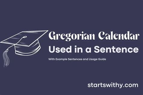 Gregorian Calendar In A Sentence Examples 21 Ways To Use Gregorian