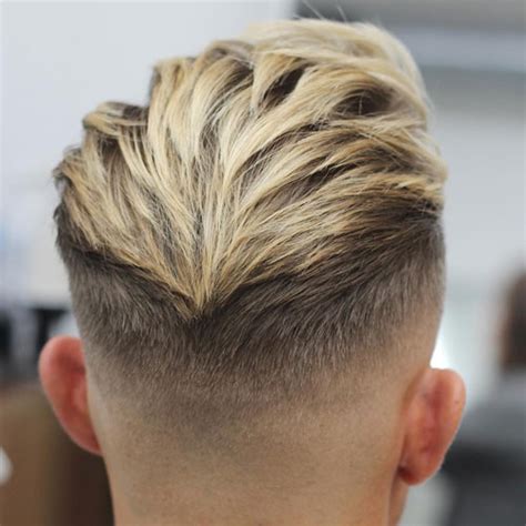 5.2 textured pompadour + high fade + hair design. 25 Young Men's Haircuts | Men's Hairstyles + Haircuts 2017