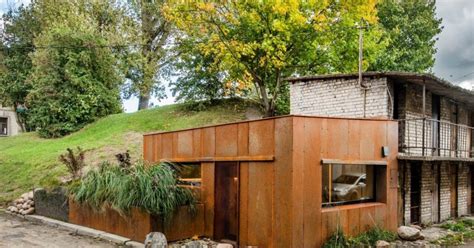 How A Garage At The End Of A Ramshackle Building Was Transformed Into