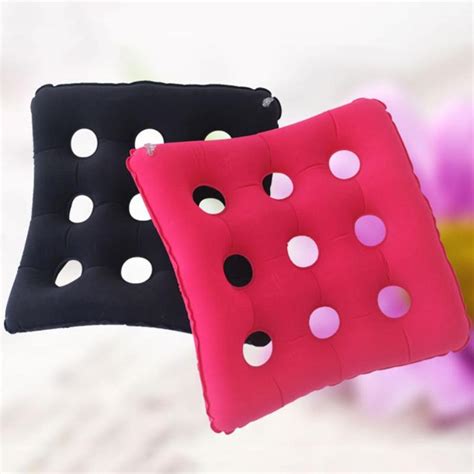 Travel Inflatable Chair Cushion Air Seat Cushion Waffle Seat Cushion