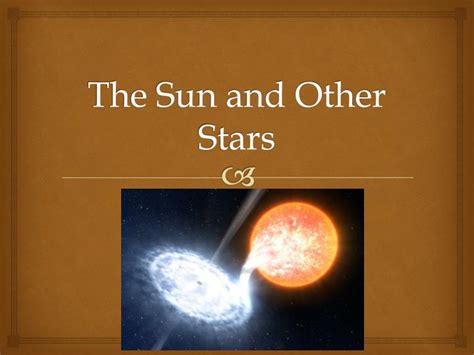 Ppt The Sun And Other Stars Powerpoint Presentation Free Download
