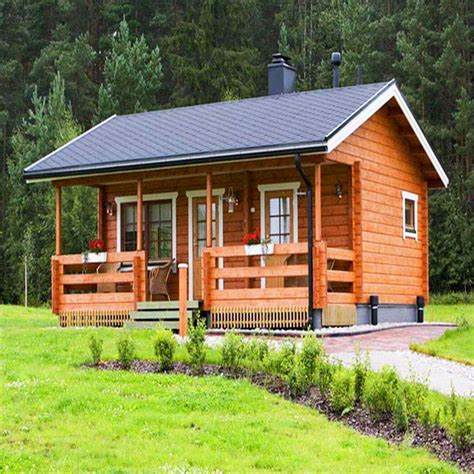 Morden Prefabricated Wooden House Prefab Small Modular Guest House Tiny