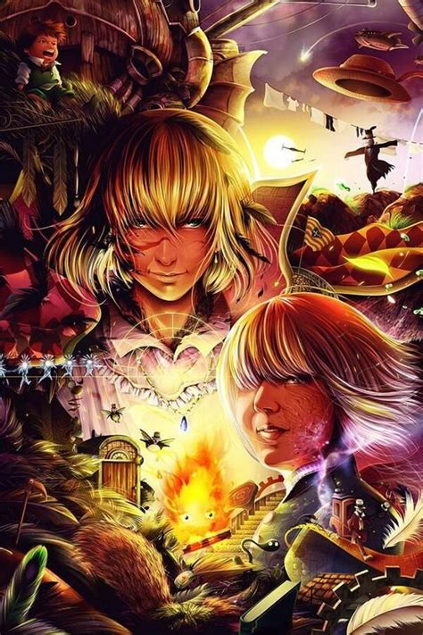 Howl the handsome yet mysterious master of the moving castle. Howl's Moving Castle | Howls moving castle, Studio ghibli ...