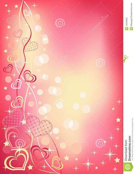 Abstract Valentine`s Background. Vertical. Stock Vector ...