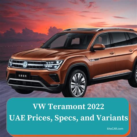 volkswagen teramont 2023 uae prices specs and variants