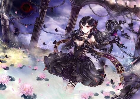 Life cycle illustration, productive life goes on illustration. Download 1687x1200 Anime Girl, Lolita, Gothic, Chains, Dark Theme, Butterfly Wallpapers ...