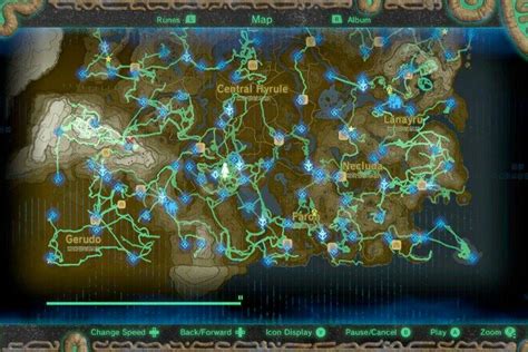 Map Of All Shrines Botw Maps Catalog Online
