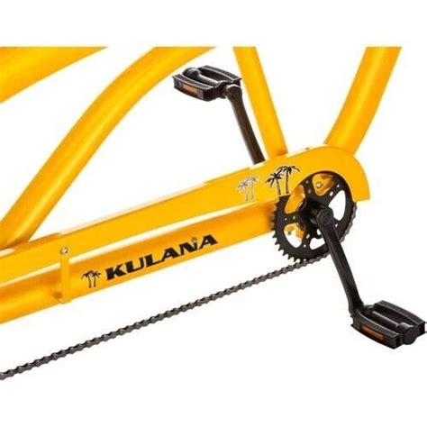 Kulana Lua Tandem Bike 26 Inch Wheels Single Speed Yellow Black Ebay
