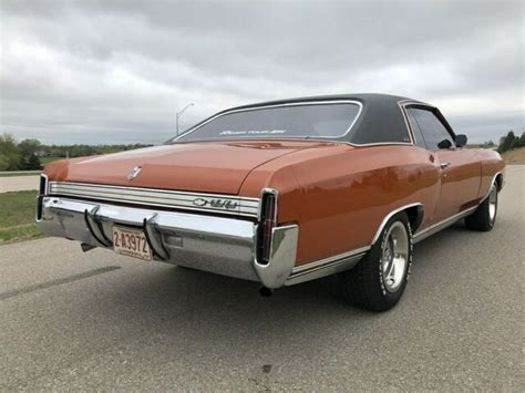 1972 Chevrolet Monte Carlo 350 4 Speed Hugger Orange Mint Restored