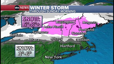 Winter Storms Forecasted To Hit Eastern Us This Weekend Abc13 Houston