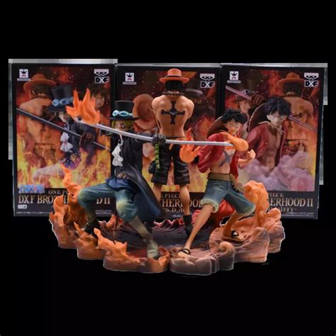 Anime One Piece Dxf Sabo Luffy Ace Attack Style Action Figure Toys