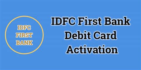 The venmo debit card may be used everywhere mastercard is accepted in the u.s. How to activate IDFC debit card online