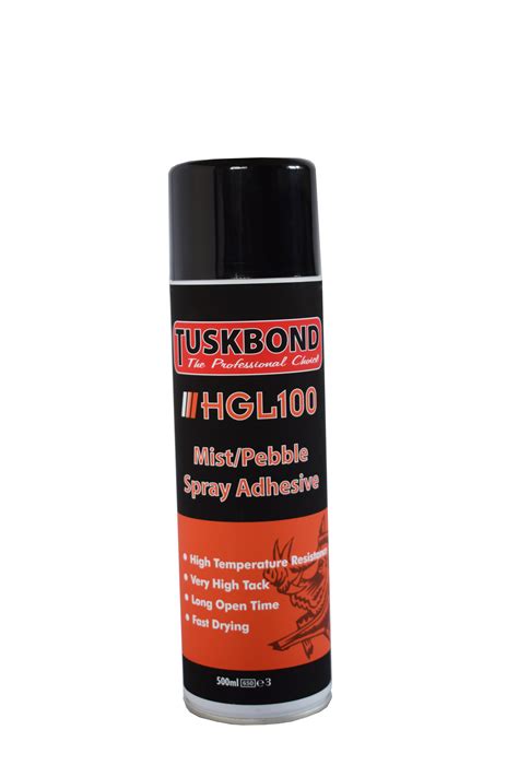HGL100 500ml Mist/ Pebble Spray Adhesive - Tuskbond