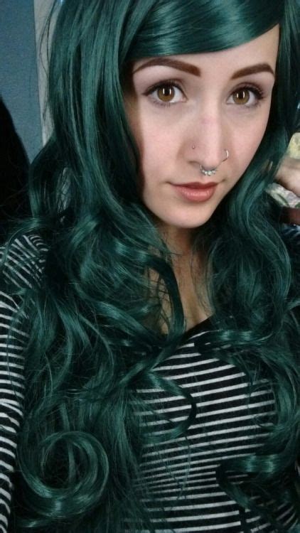 Hairpaint Hair Inspiration Color Dark Green Hair Green Hair